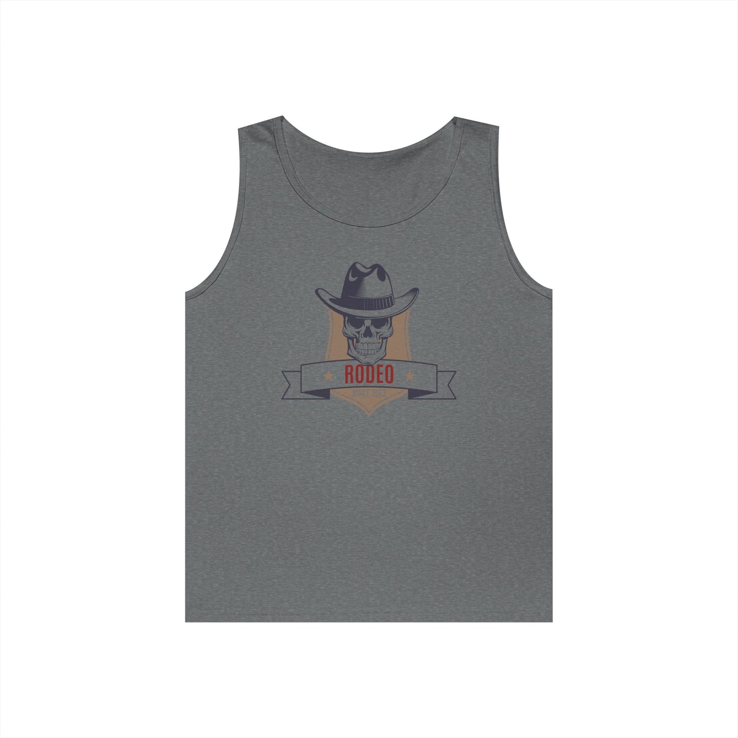 Unisex Heavy Cotton Tank Top - Rodeo - Western Cowboy