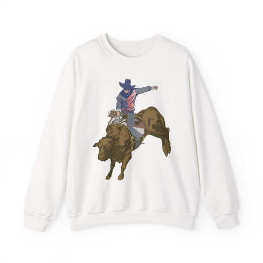 Crewneck Sweatshirt - Cowboy - Rodeo