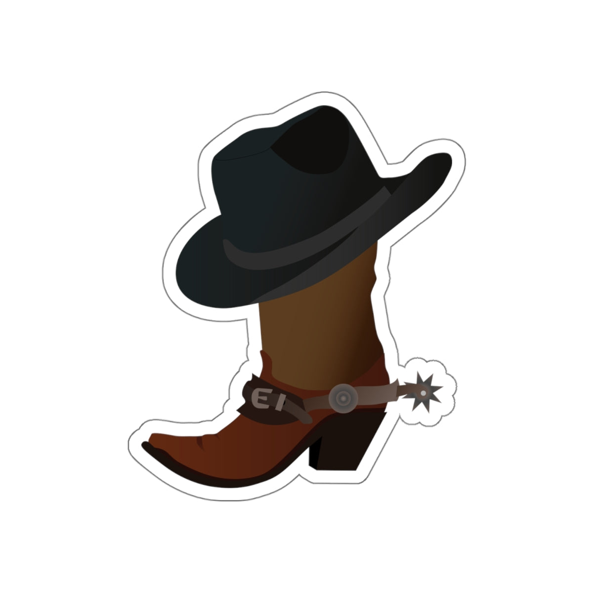 Die-cut stickers - Rodeo - Boots and Hat and Spurs