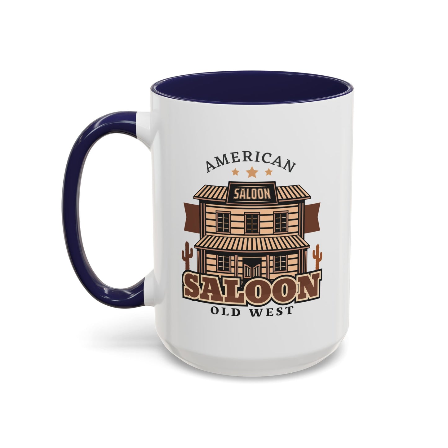 Accent Coffee Mug (11, 15oz) - American Cowboy - Saloon - Wild West