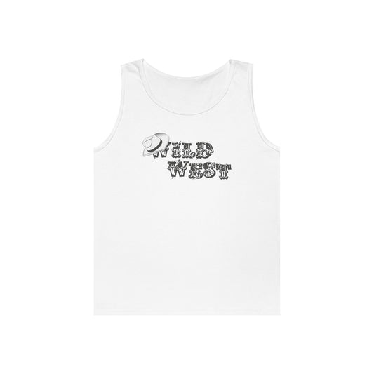 Unisex Heavy Cotton Tank Top - Wild West Hat