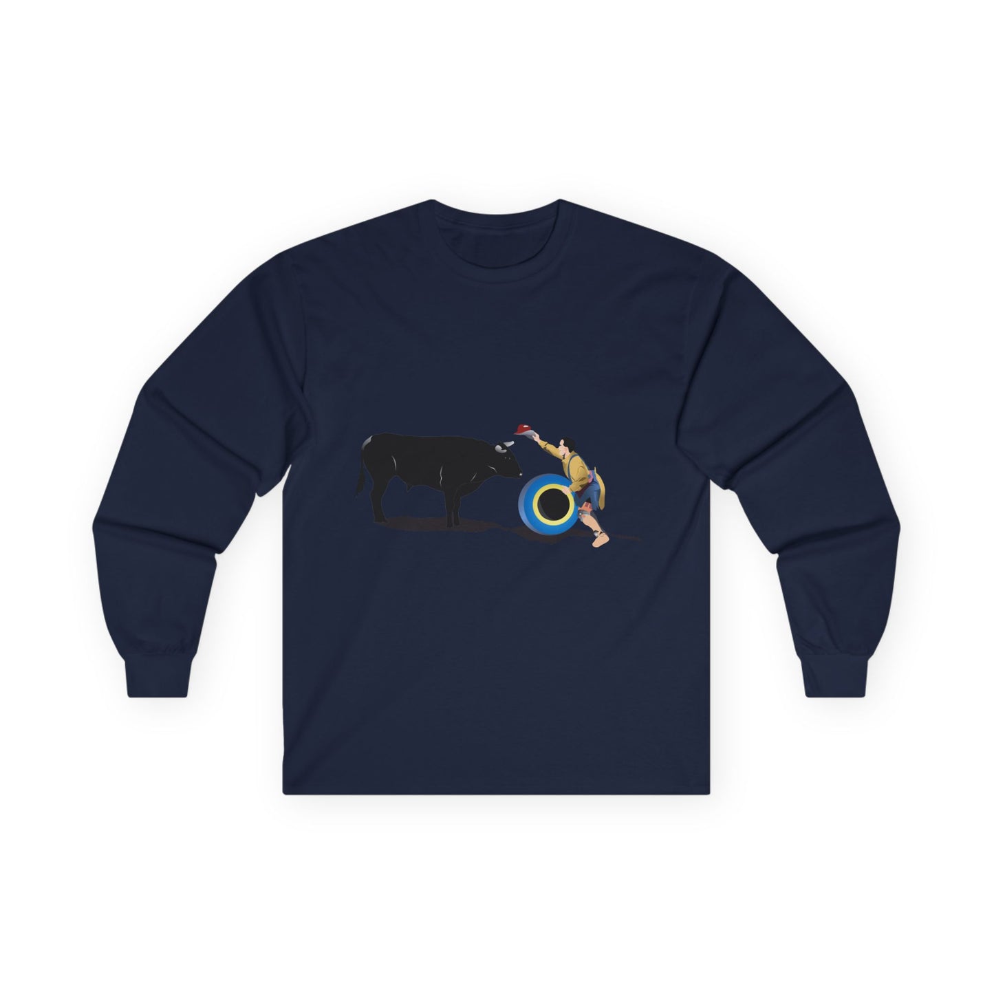 Unisex Ultra Cotton Long Sleeve Tee - Clown and Bull