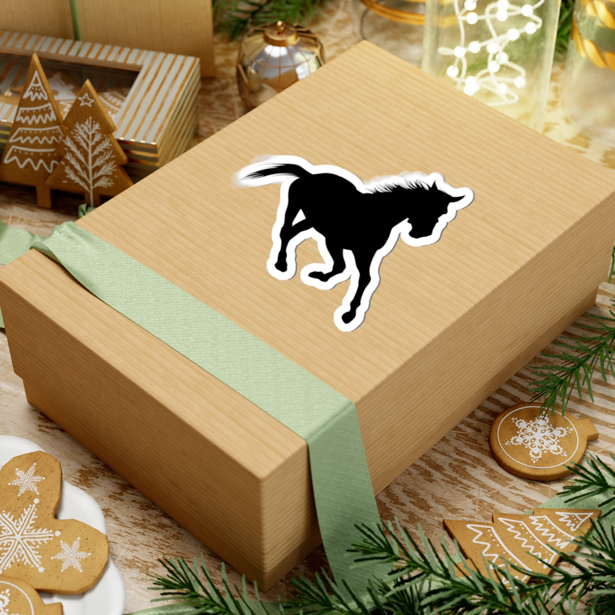 Kiss-Cut Stickers - Wild Horse - Running Leaning Left X 300