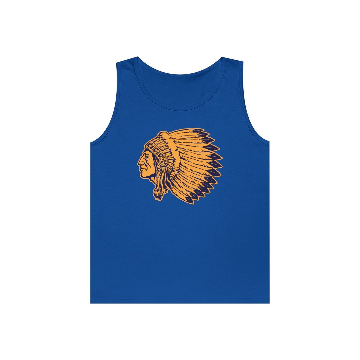 Unisex Heavy Cotton Tank Top - Indian Chief