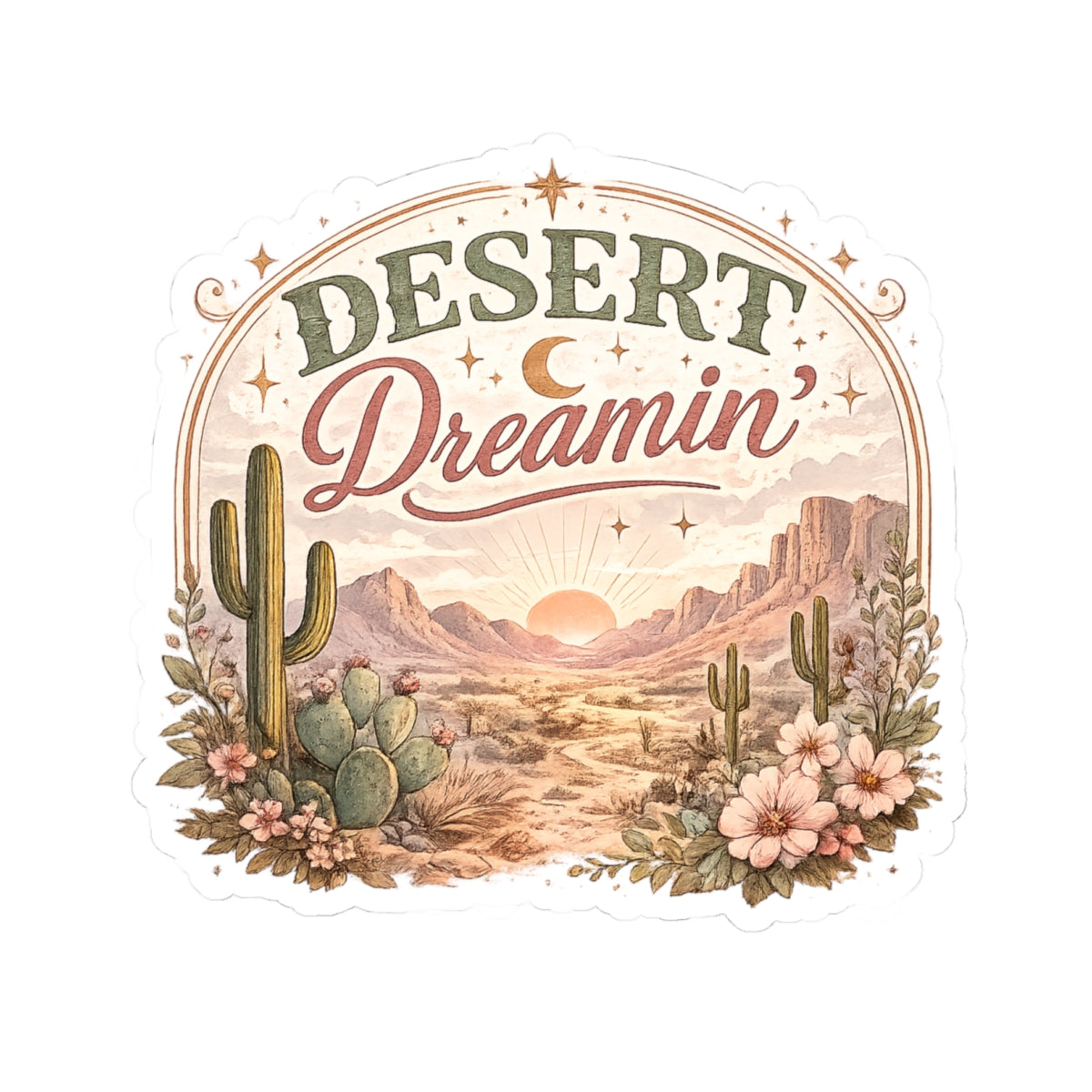 Kiss-Cut Sticker — Desert dreaming