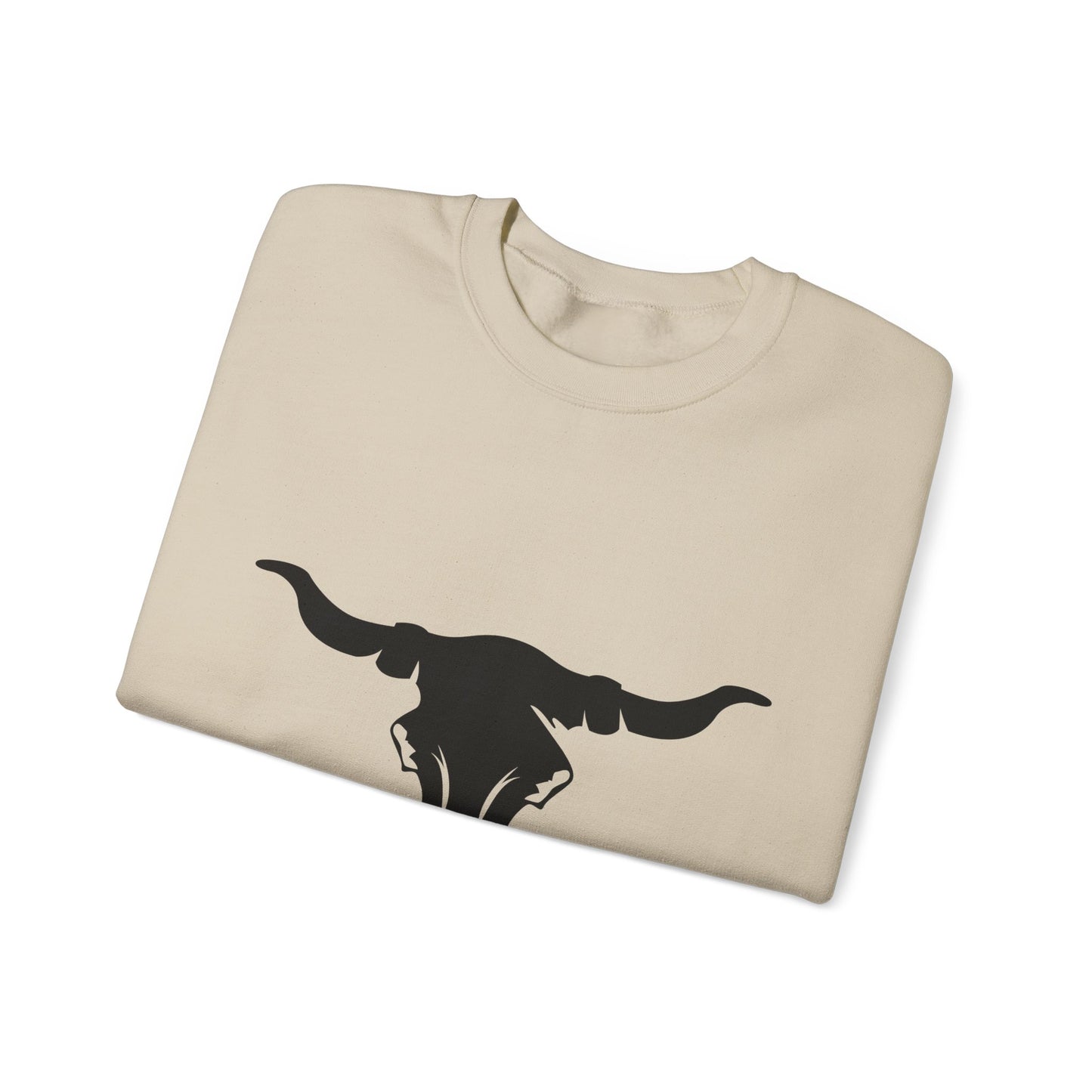 Crewneck Sweatshirt - Cattle Skull X 300