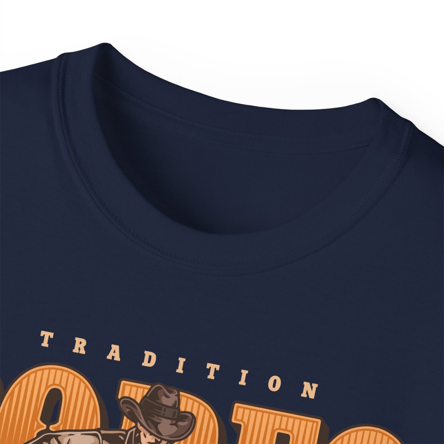 Unisex Ultra Cotton Tee - Tradition Rodeo Show - Bull Riding Events