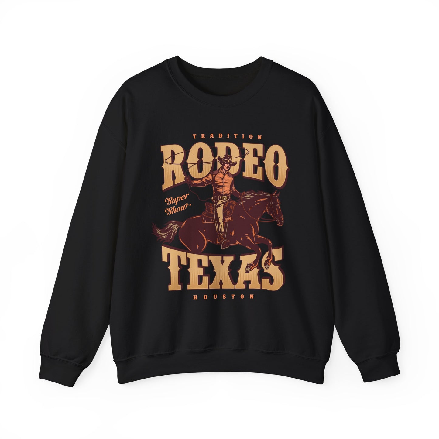 Crewneck Sweatshirt - Tradition Rodeo Super Show - Houston, Texas