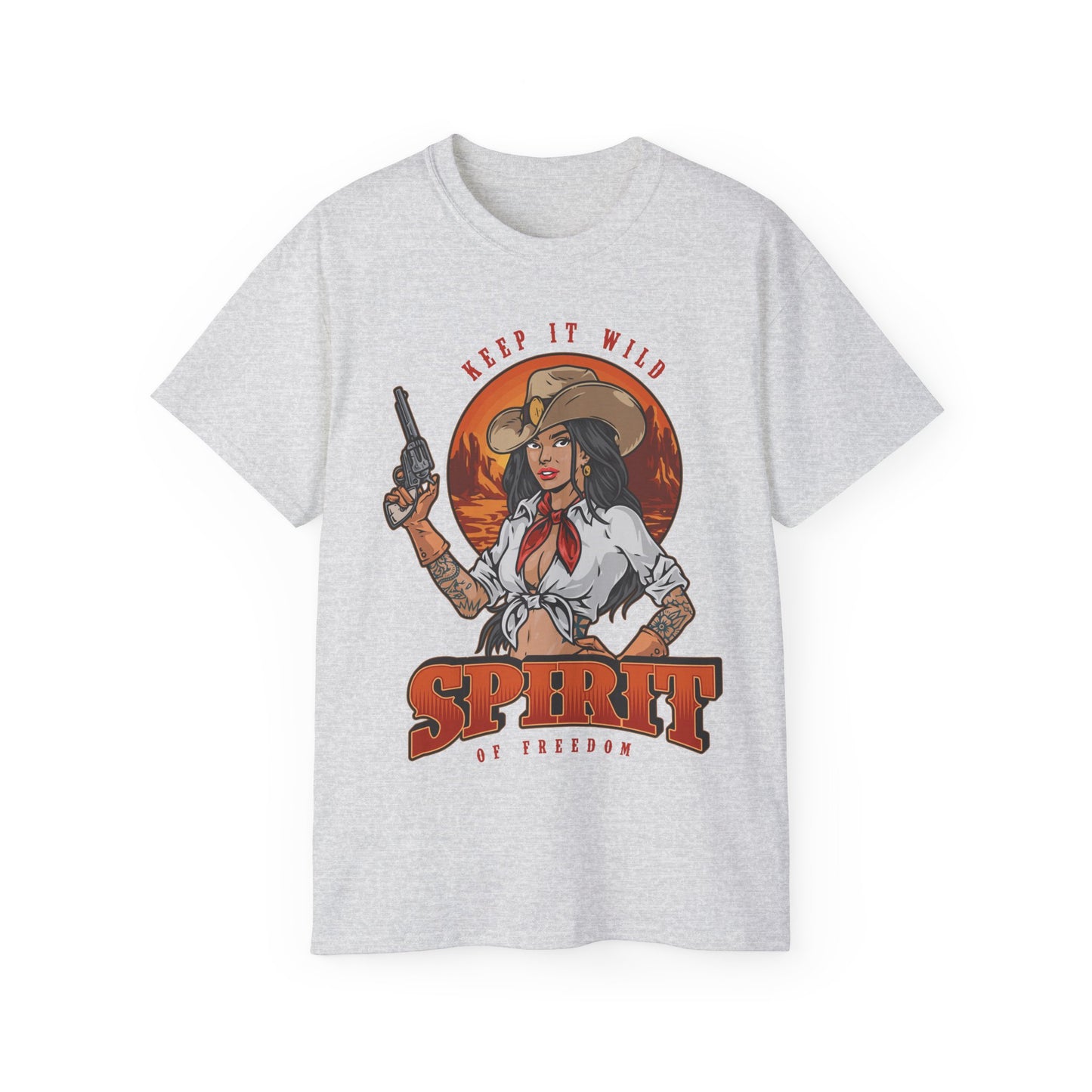Unisex Ultra Cotton Tee - Keep It Wild - Spirit of Freedom