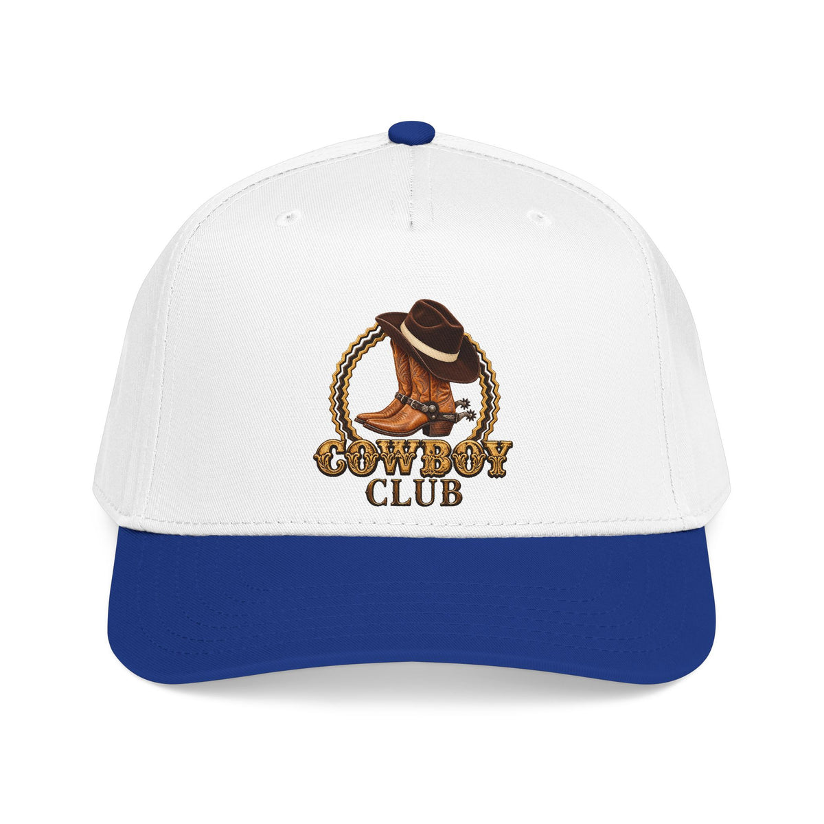 Mid Profile Baseball Cap — Cowboys - Cowboy Club - Color - 3D Transparent