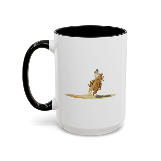 Accent Coffee Mug (11, 15oz) - Rodeo - Cow Girl