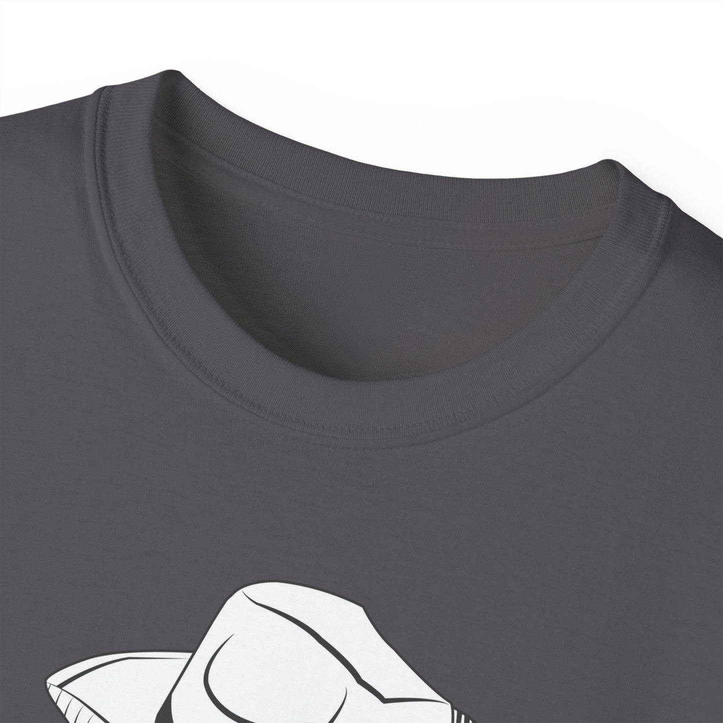 Unisex Ultra Cotton Tee - Vintage Cowboy w Rifles and Hat