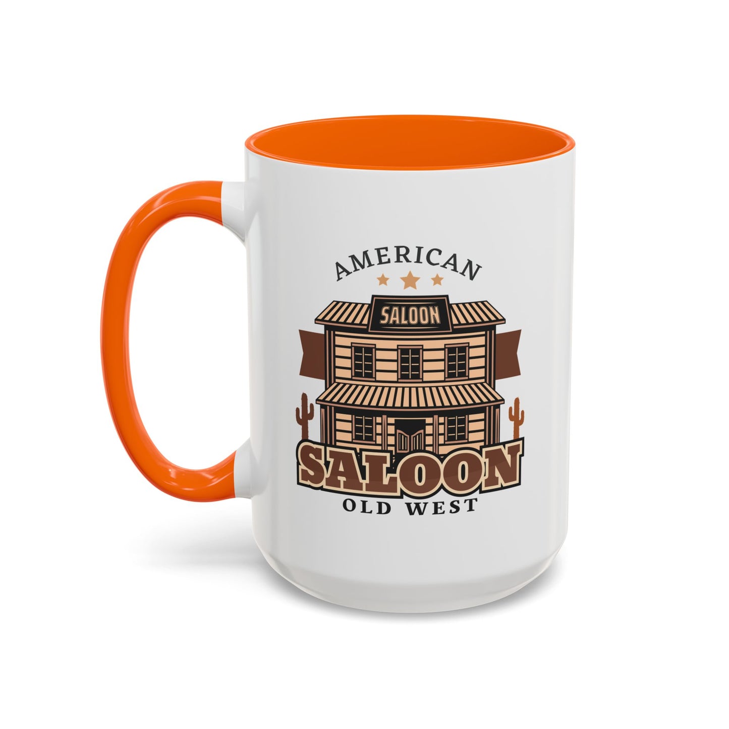 Accent Coffee Mug (11, 15oz) - American Cowboy - Saloon - Wild West