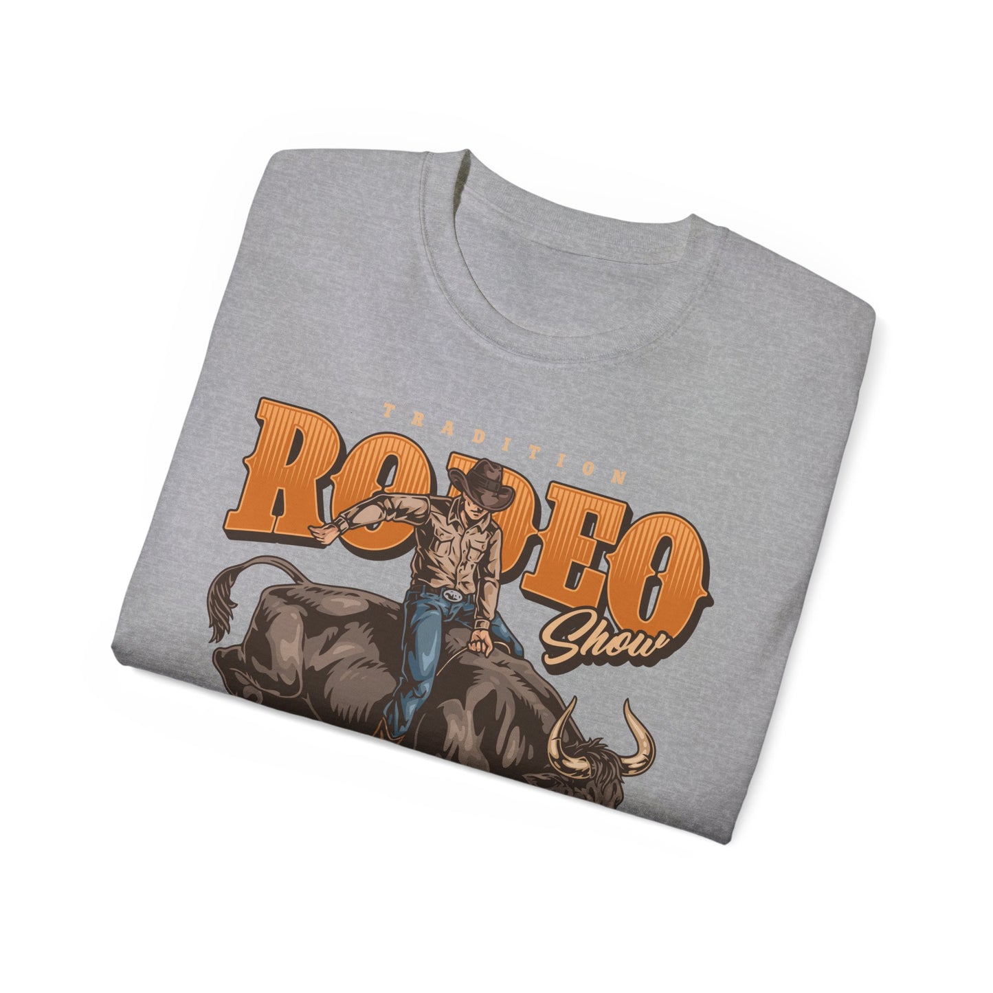 Unisex Ultra Cotton Tee - Tradition Rodeo Show - Bull Riding Events