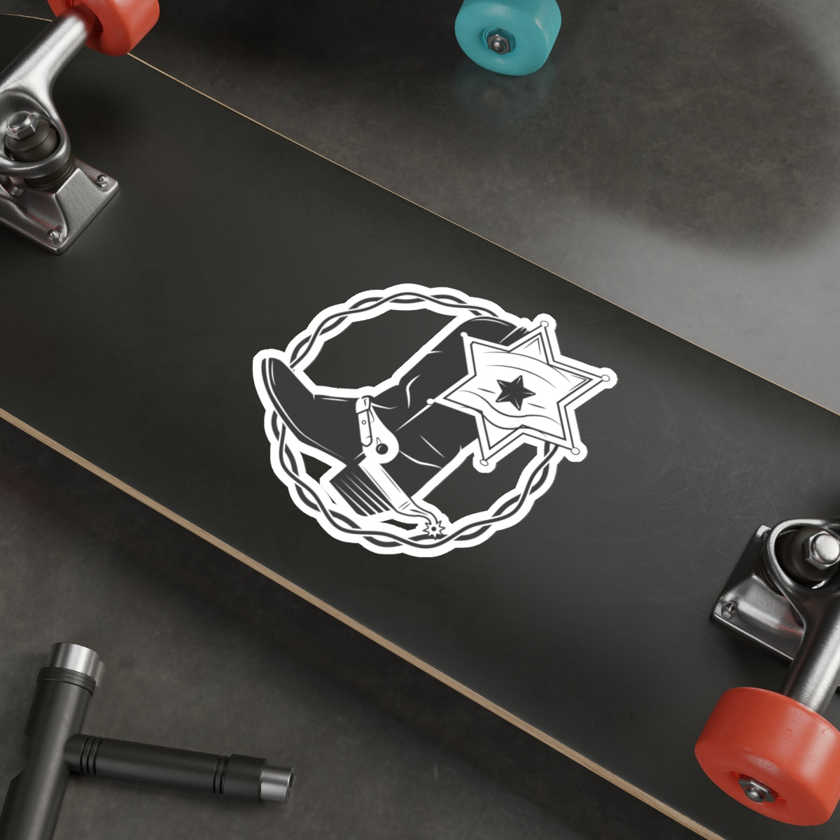 Die-cut stickers - Boots w Star