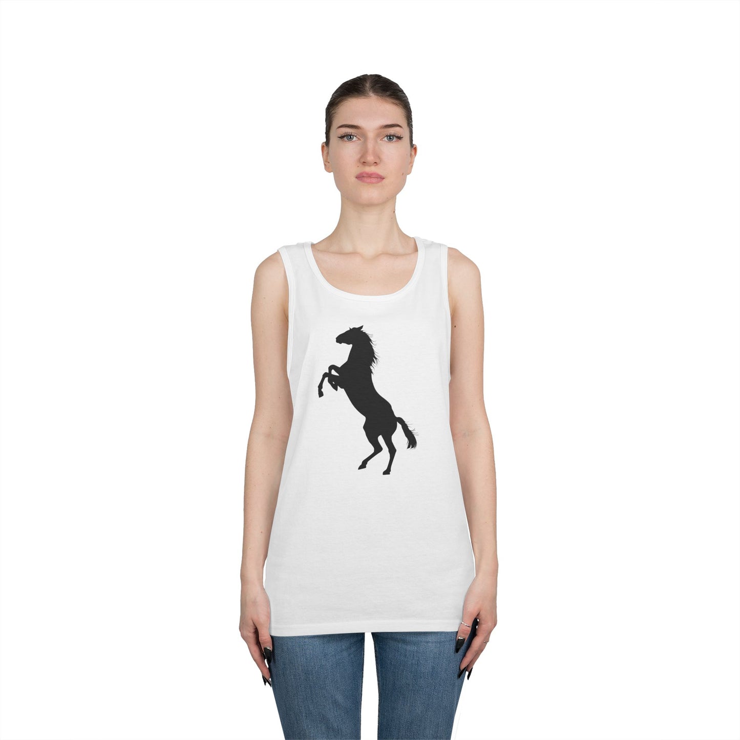 Unisex Heavy Cotton Tank Top - Wild Horse - Standing 2 Feet X 300