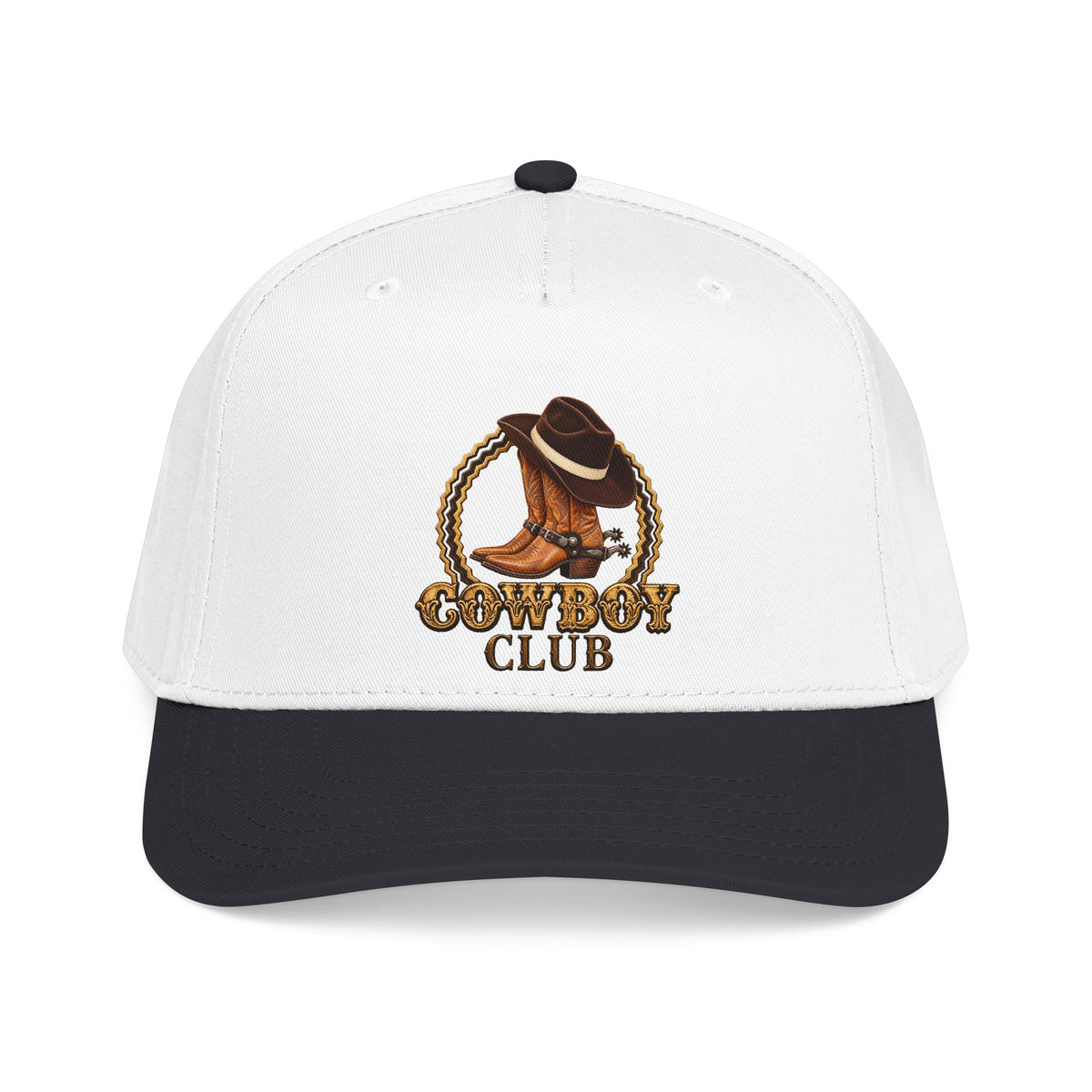Mid Profile Baseball Cap — Cowboys - Cowboy Club - Color - 3D Transparent