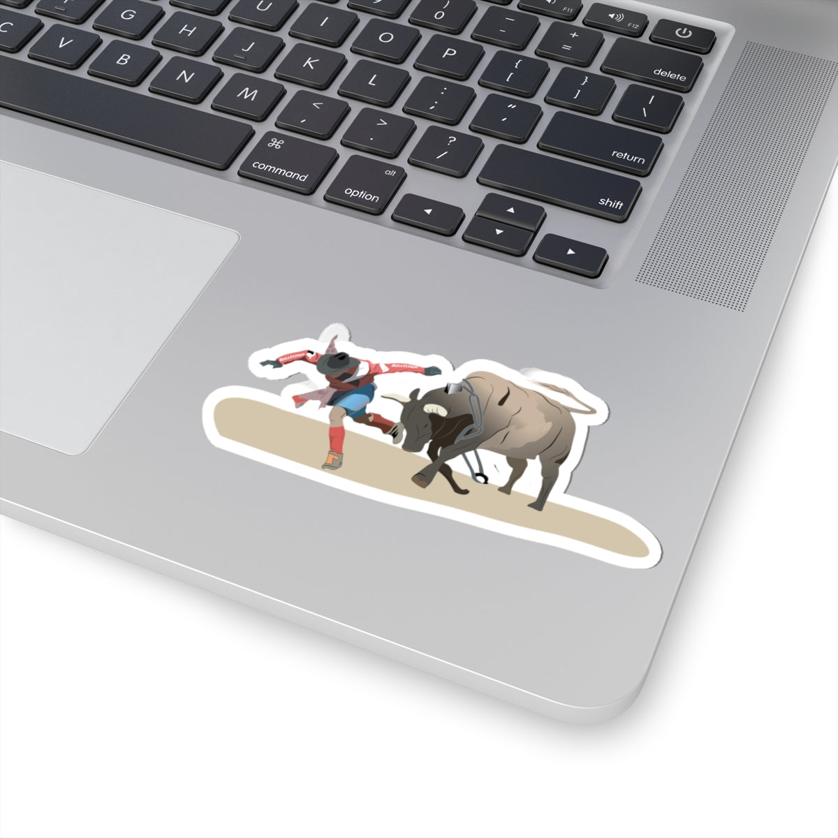 Kiss-Cut Stickers - Rodeo - Bull and Clown