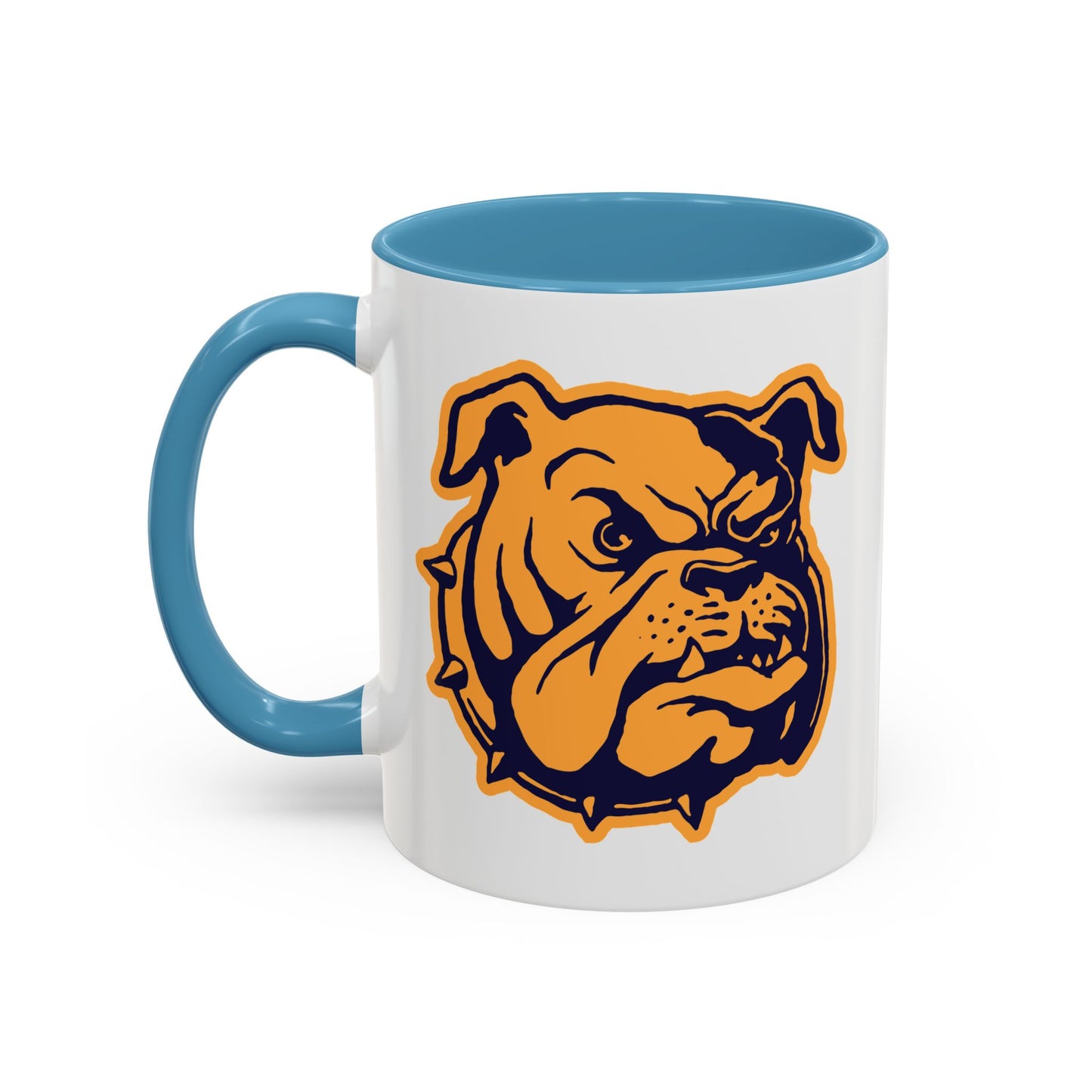 Accent Coffee Mug (11, 15oz) - Bulldog Head