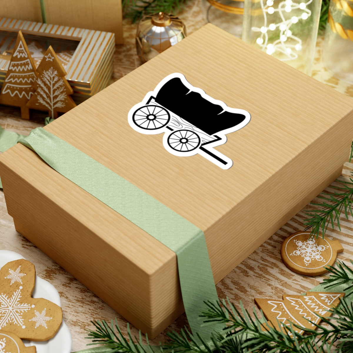 Kiss-Cut Stickers - Covered Wagon X 300