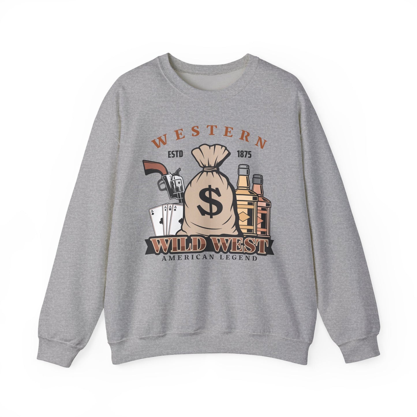 Crewneck Sweatshirt - Western - Wild West - American Legend