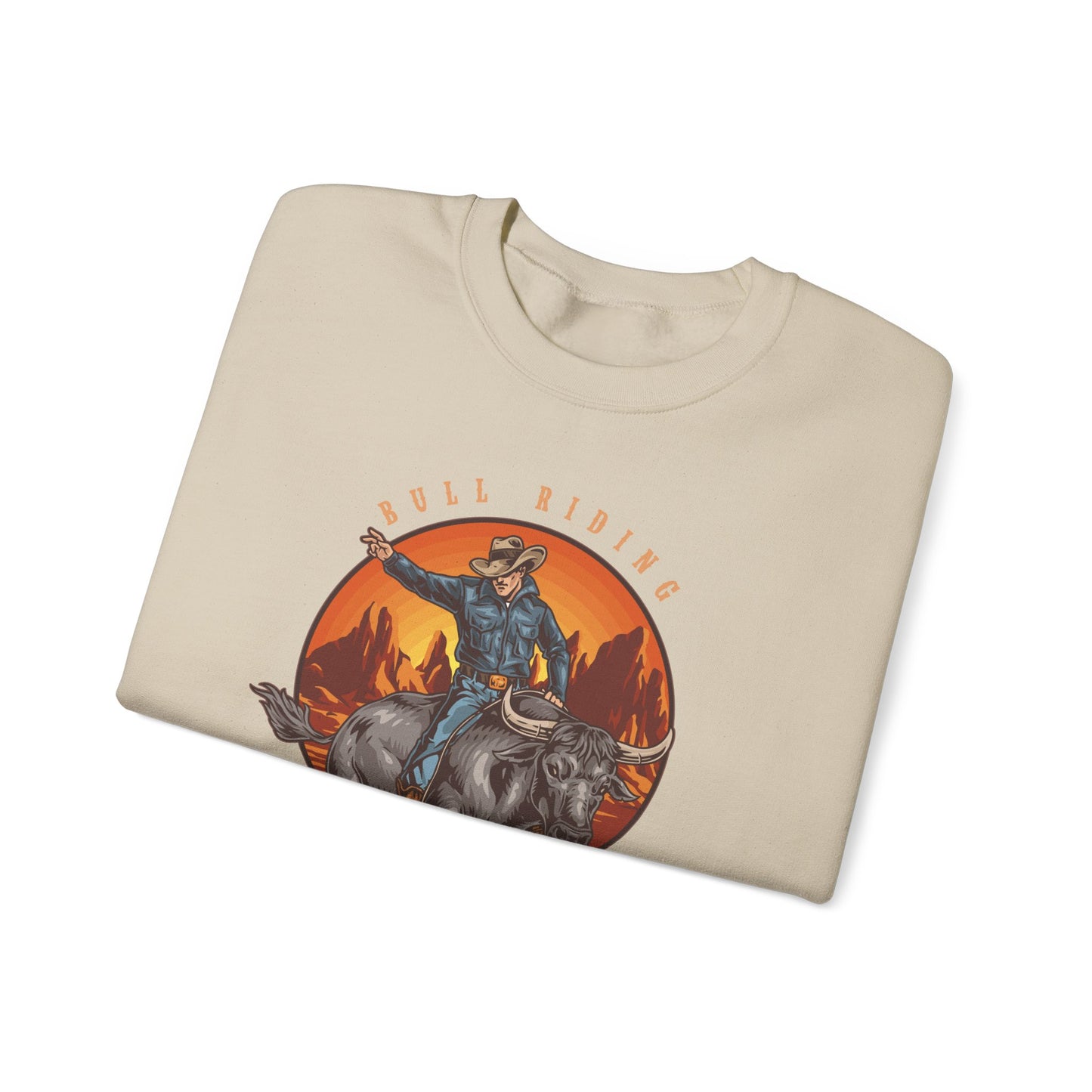 Crewneck Sweatshirt - Bull Riding - Rodeo Super Show