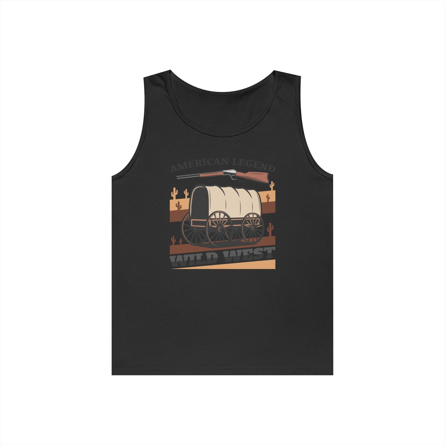 Unisex Heavy Cotton Tank Top - American Legend - Wild West