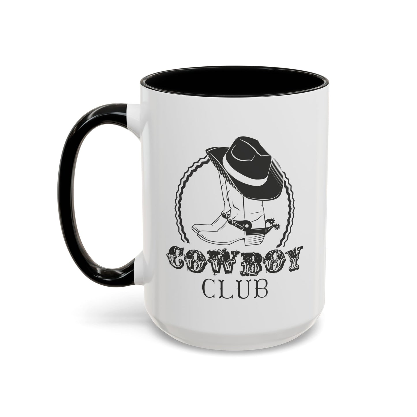 Accent Coffee Mug (11, 15oz) - Cowboy Club