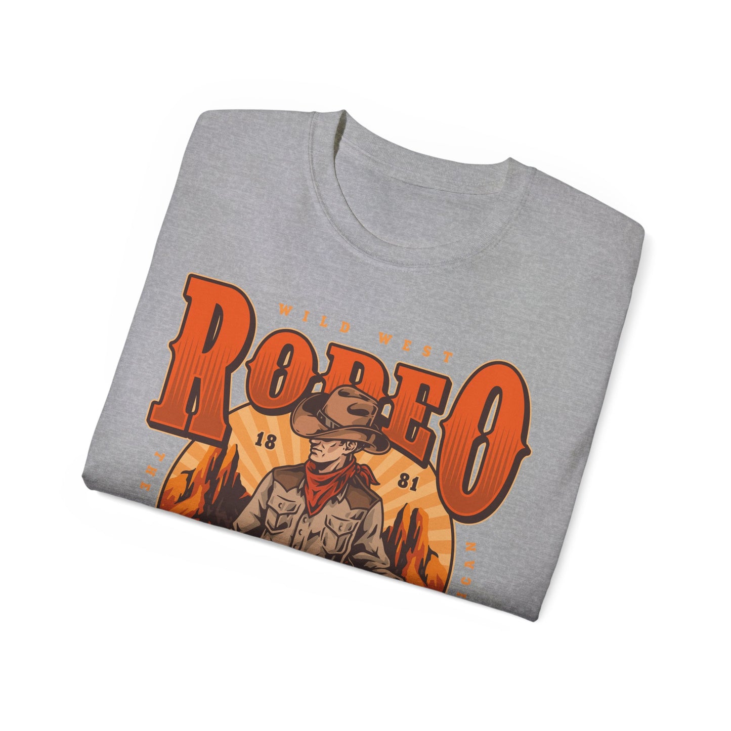 Unisex Ultra Cotton Tee - Wild West Rodeo - True American - The Wild West At Its Best