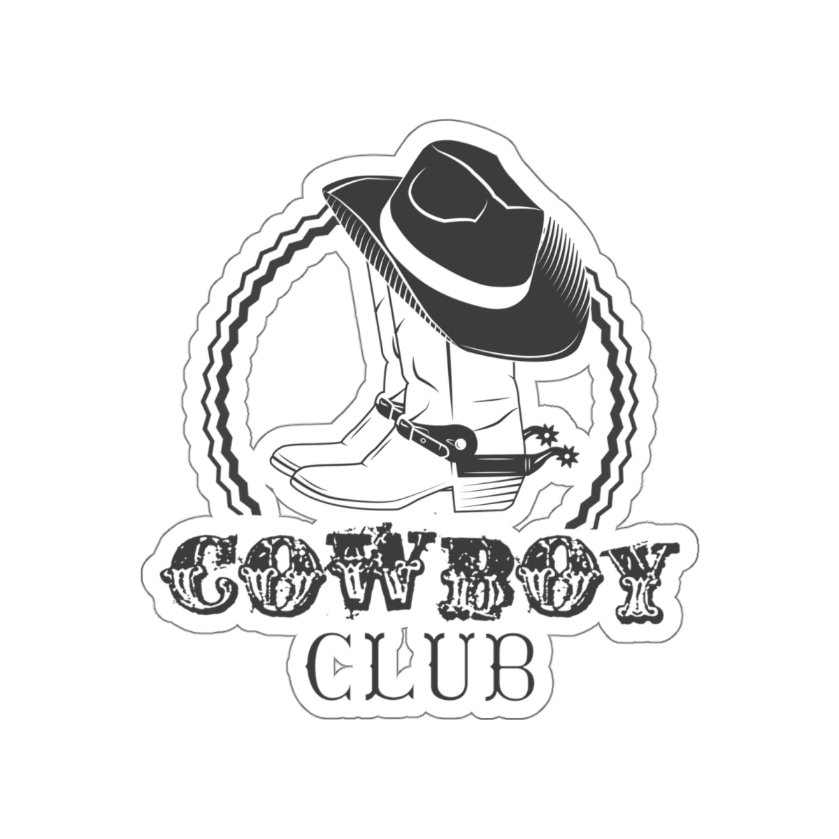 Die-cut stickers - Cowboy Club