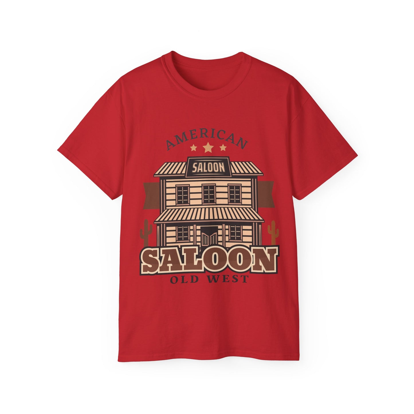 Unisex Ultra Cotton Tee - American Cowboy - Saloon - Wild West