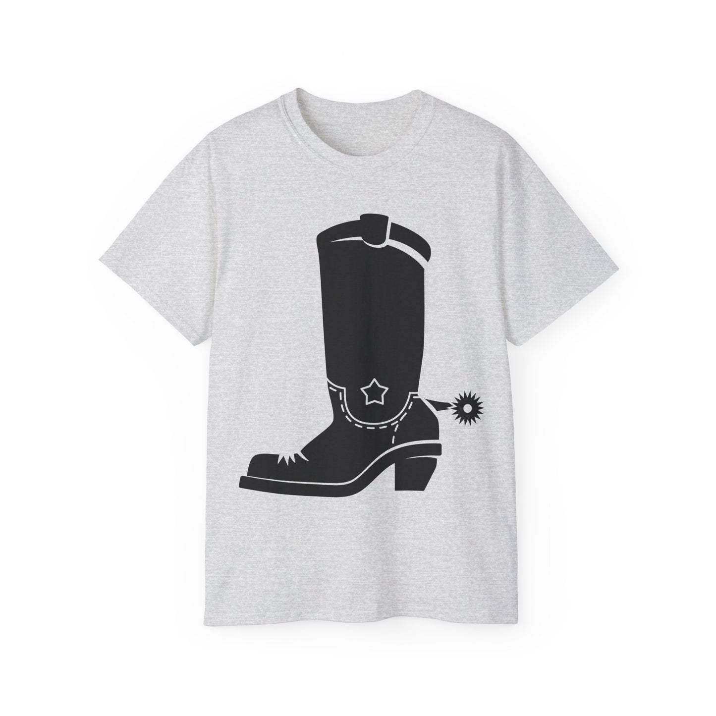 Unisex Ultra Cotton Tee - Western Boot with Spur X 300