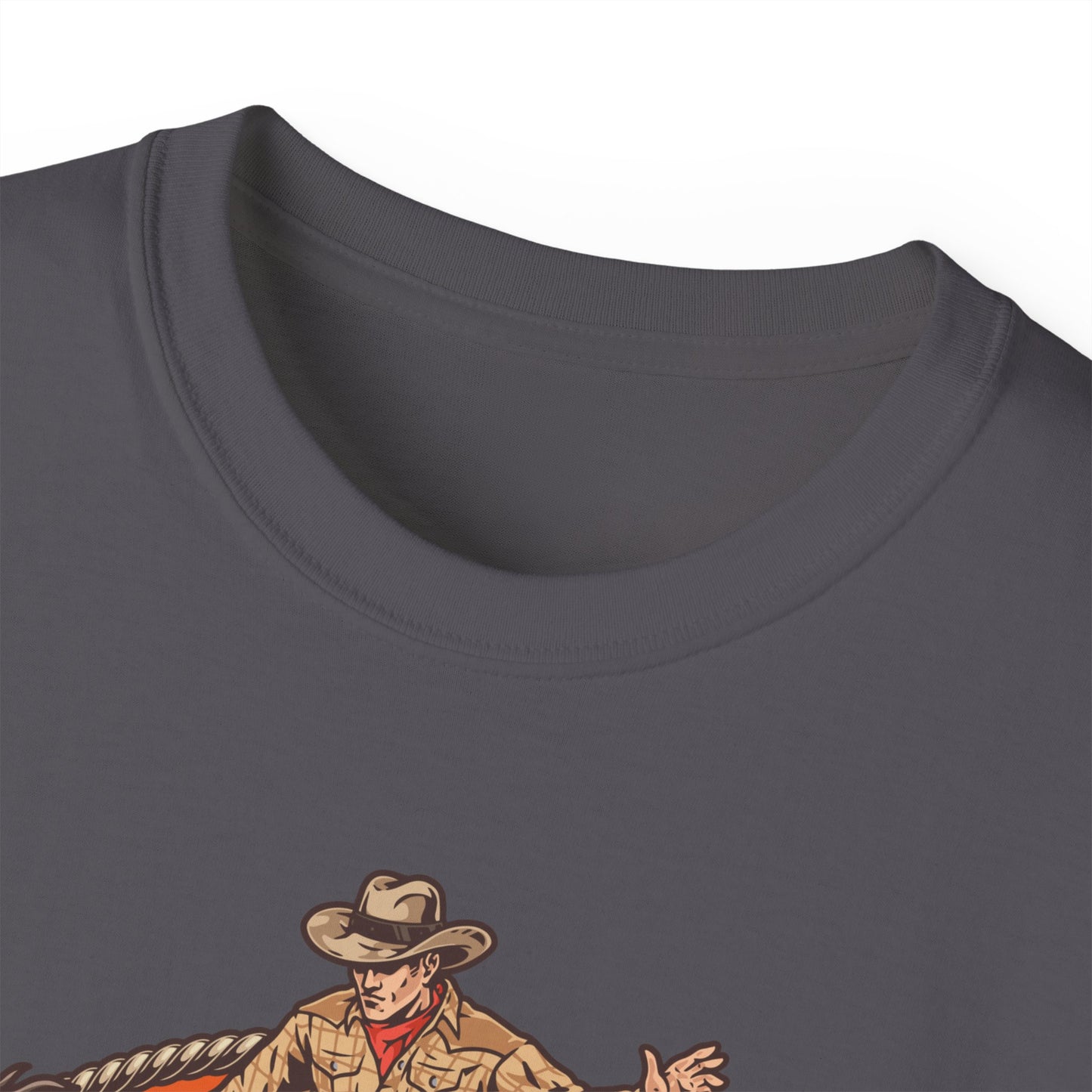 Western Rodeo Cowboy Tee - Fun Casual Shirt for Rodeo Fans, Gift for Country Lovers, Festival Outfit, Everyday Wear, Rodeo Apparel - Rodeo Cowboy - Texas