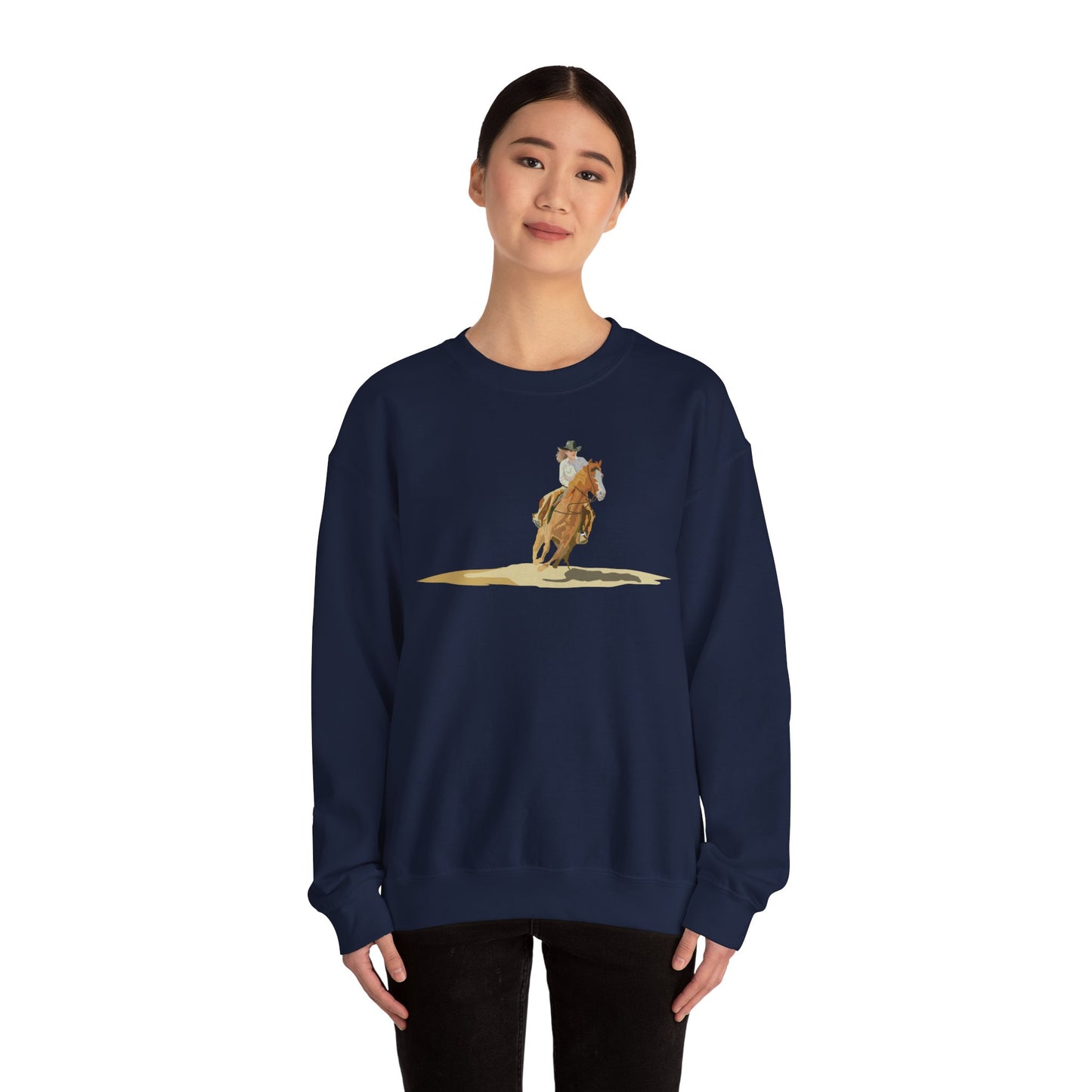Crewneck Sweatshirt - Rodeo - Cow Girl