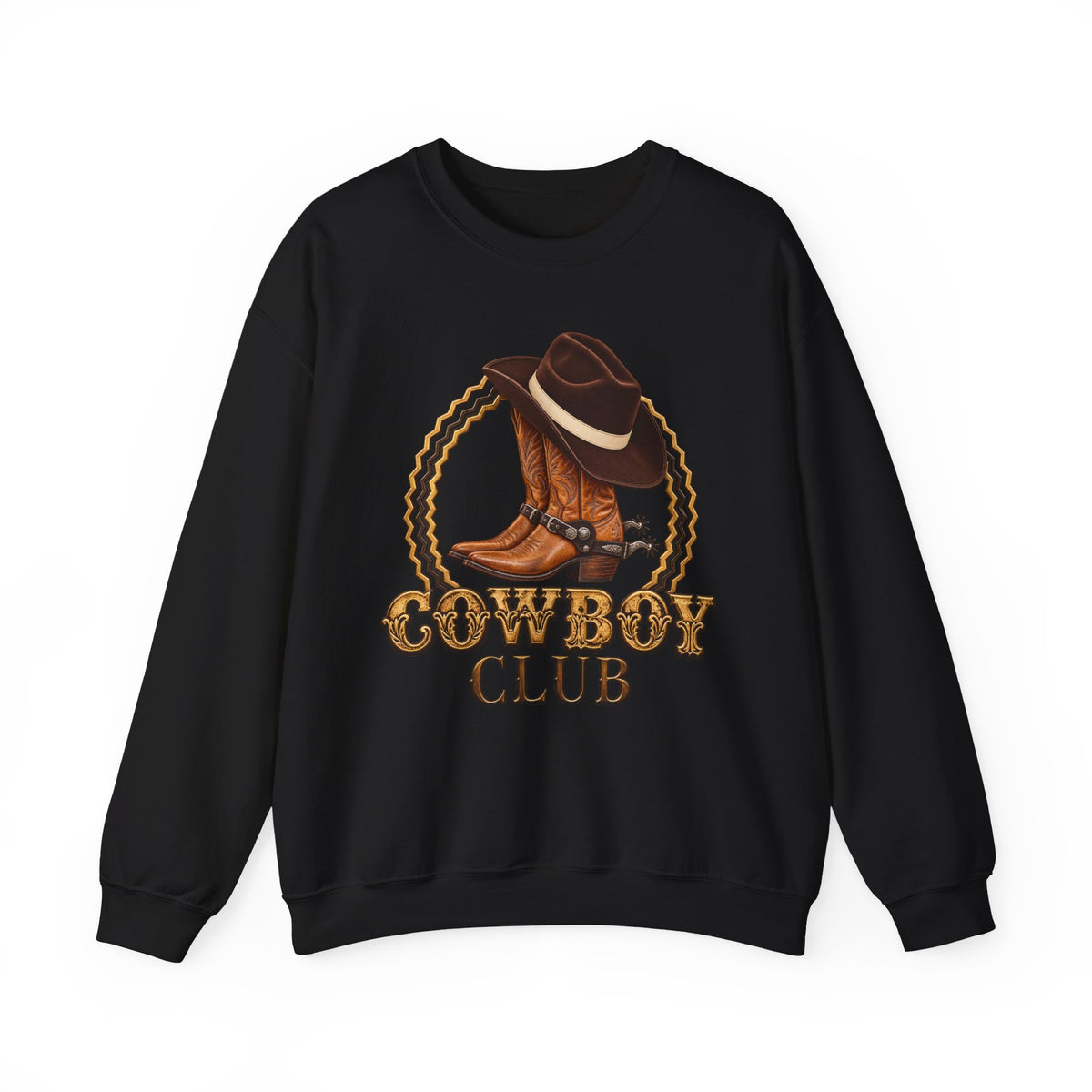 Crewneck Sweatshirt - Cowboys - Cowboy Club - Color - 3D Transparent