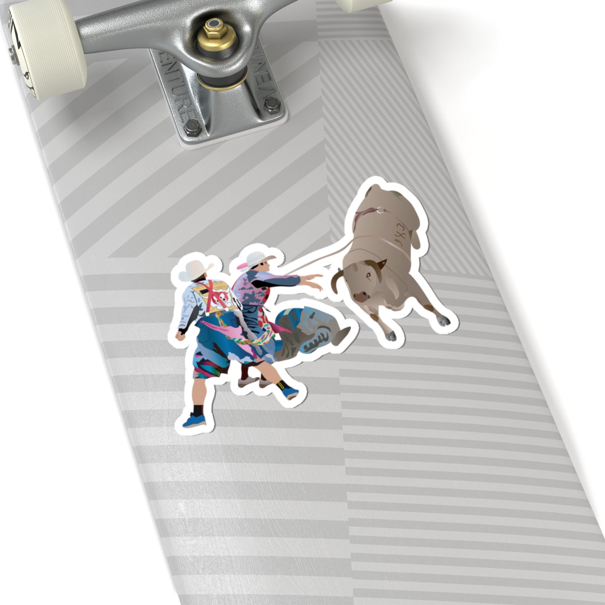 Kiss-Cut Stickers - Clowns and Bull