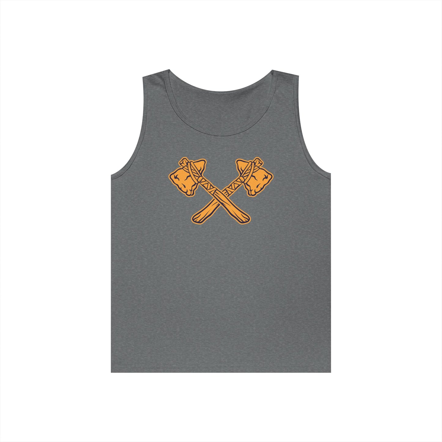 Unisex Heavy Cotton Tank Top - Crossed Tomahawks