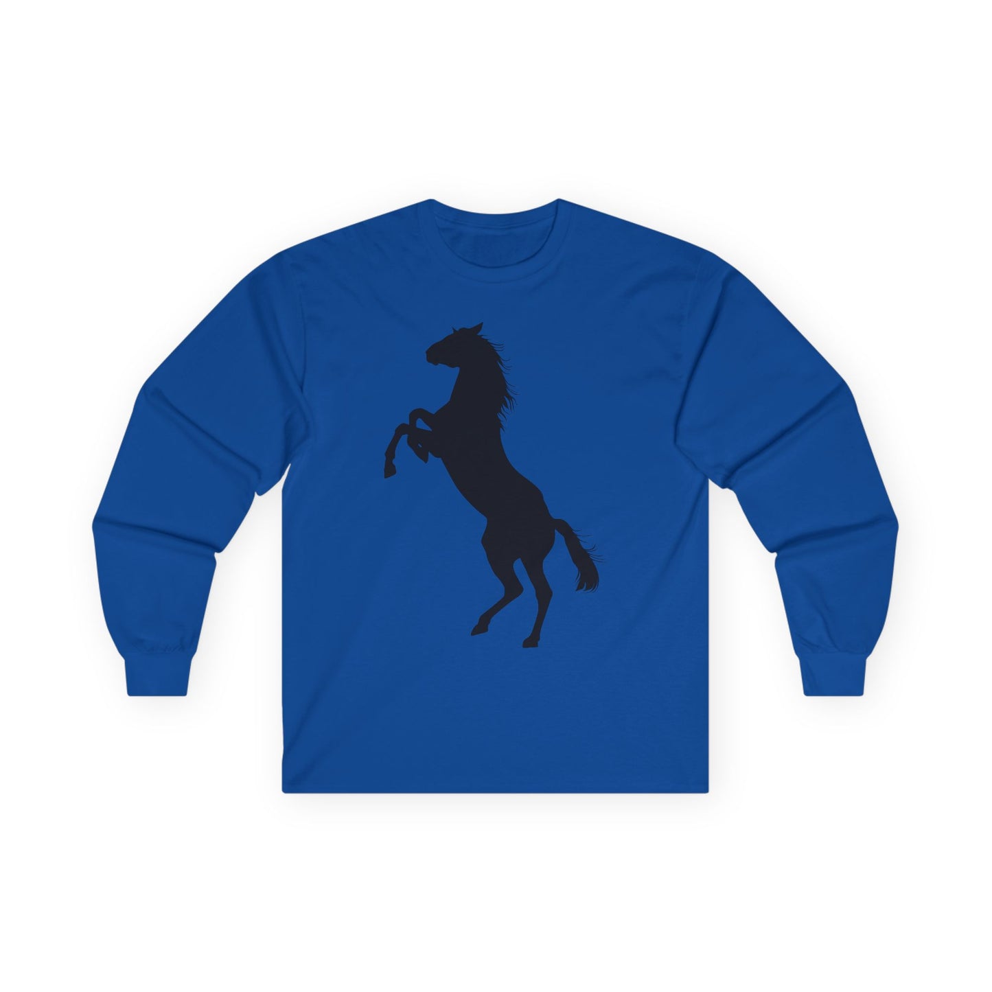Unisex Ultra Cotton Long Sleeve Tee - Wild Horse - Standing 2 Feet X 300