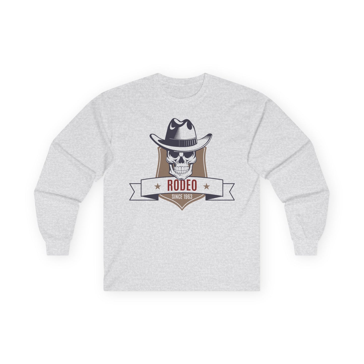 Unisex Ultra Cotton Long Sleeve Tee - Rodeo - Western Cowboy