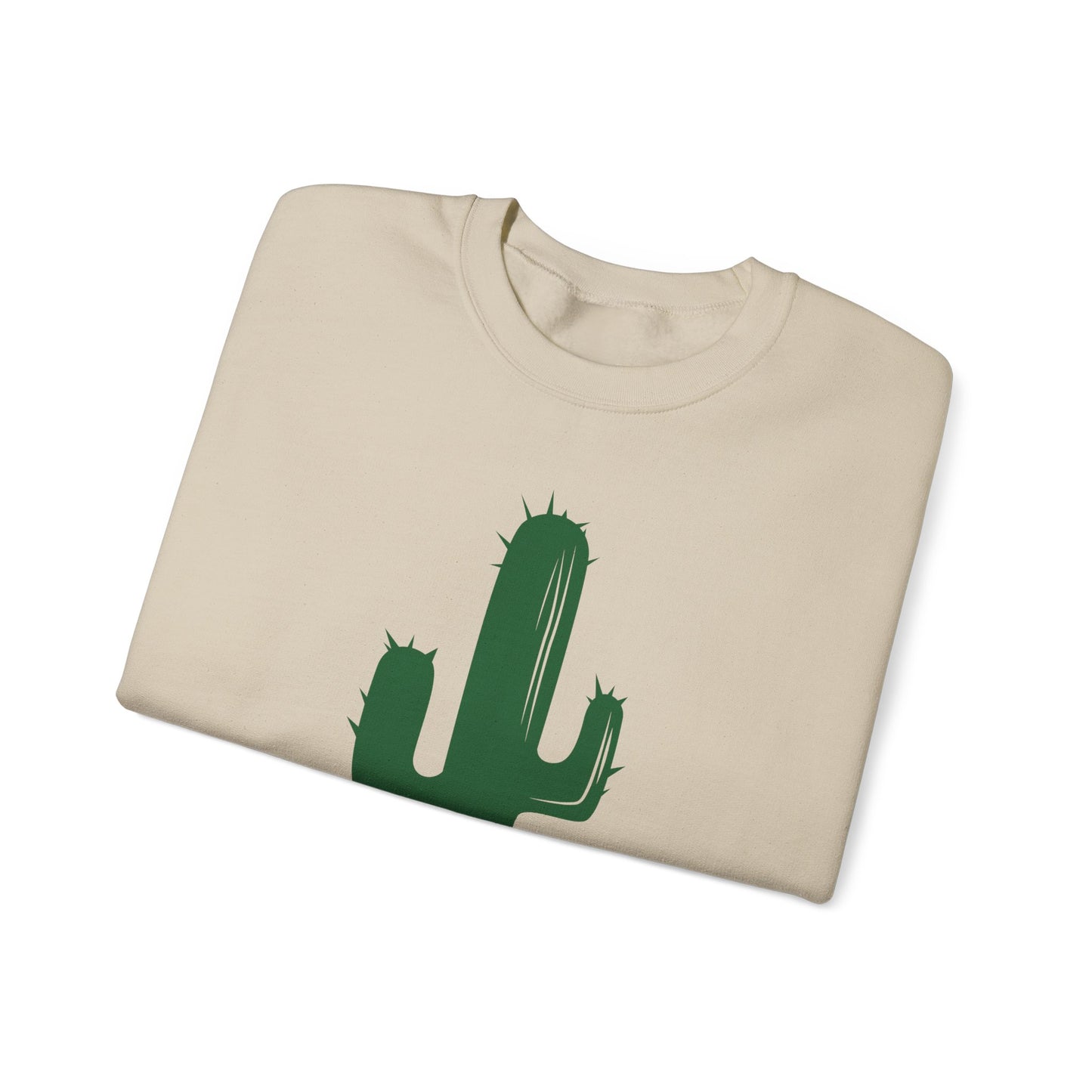 Crewneck Sweatshirt - Green Western Cactus X 300