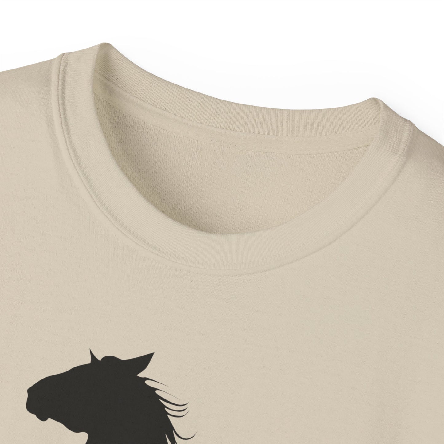 Unisex Ultra Cotton Tee - Wild Horse - Standing 2 Feet X 300
