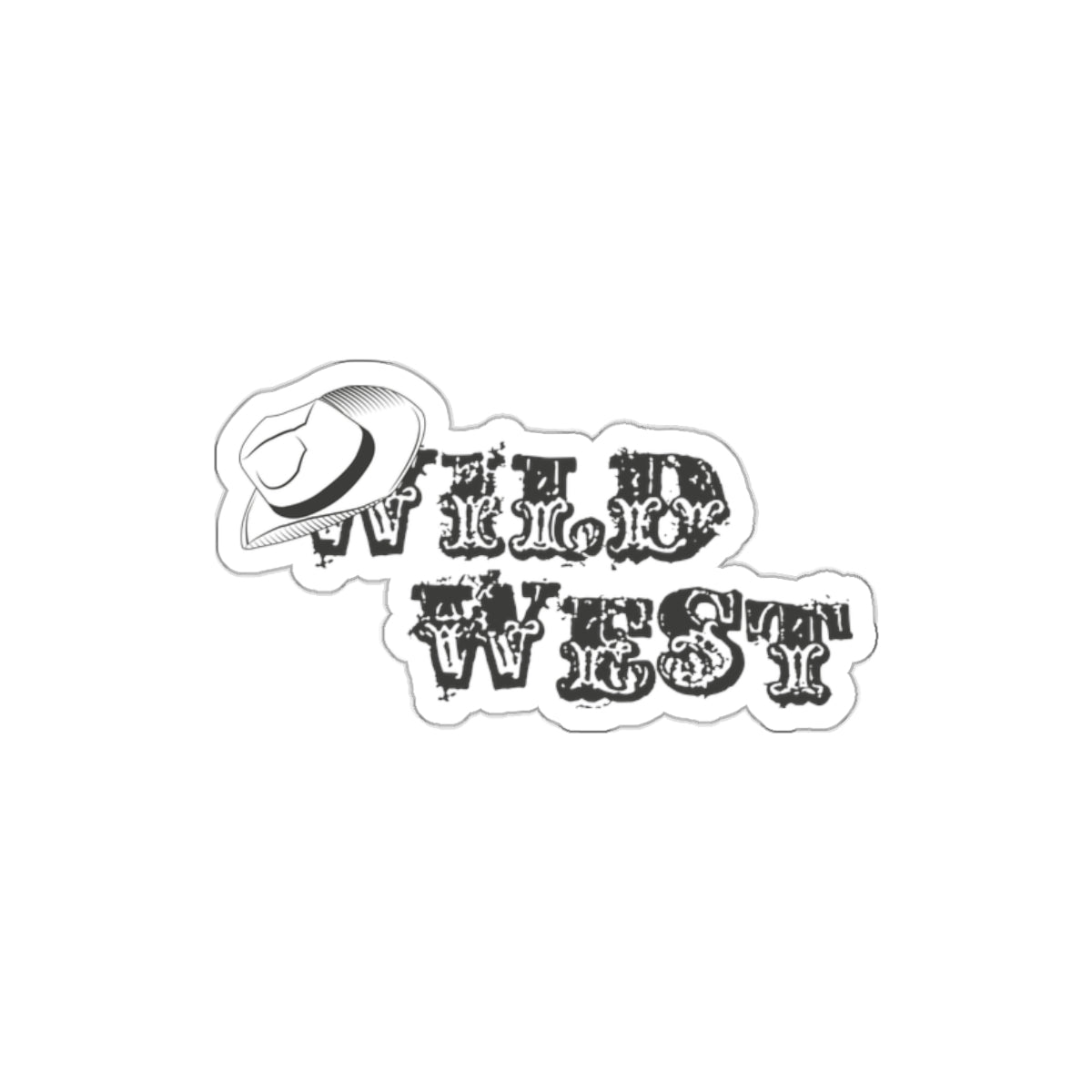 Die-cut stickers - Wild West Hat