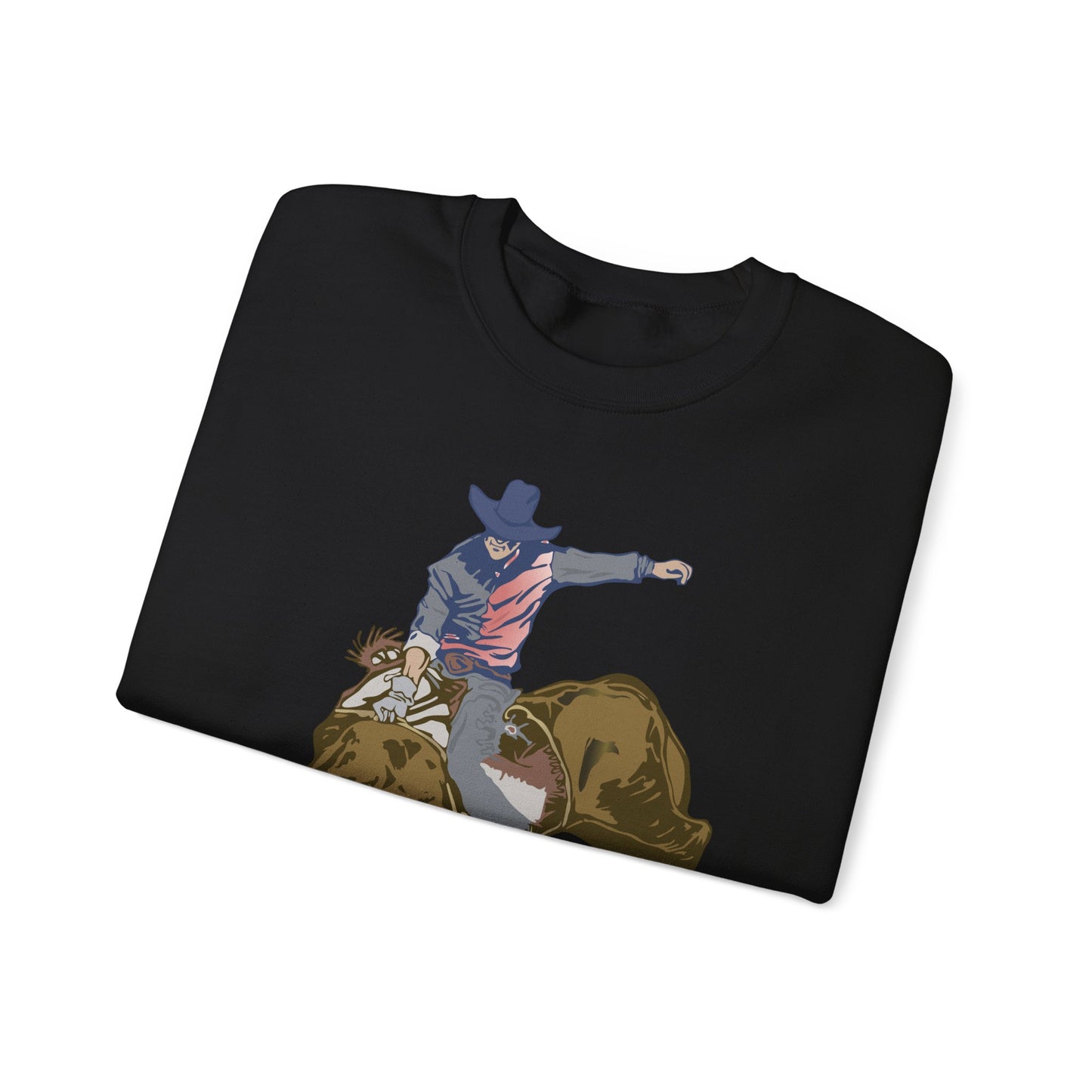 Crewneck Sweatshirt - Cowboy - Rodeo