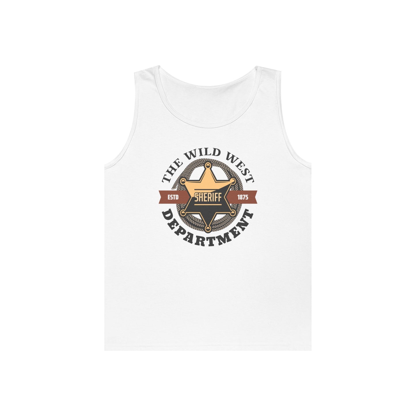 Unisex Heavy Cotton Tank Top - Sheriff Depart