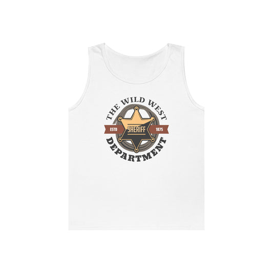 Unisex Heavy Cotton Tank Top - Sheriff Depart