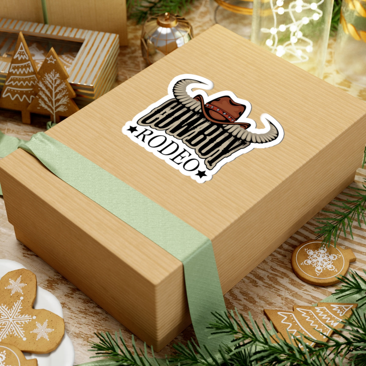 Kiss-Cut Stickers - Cowboy Rodeo - Horn