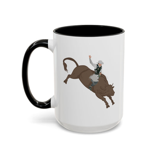 Accent Coffee Mug (11, 15oz) - Cowboy - V2