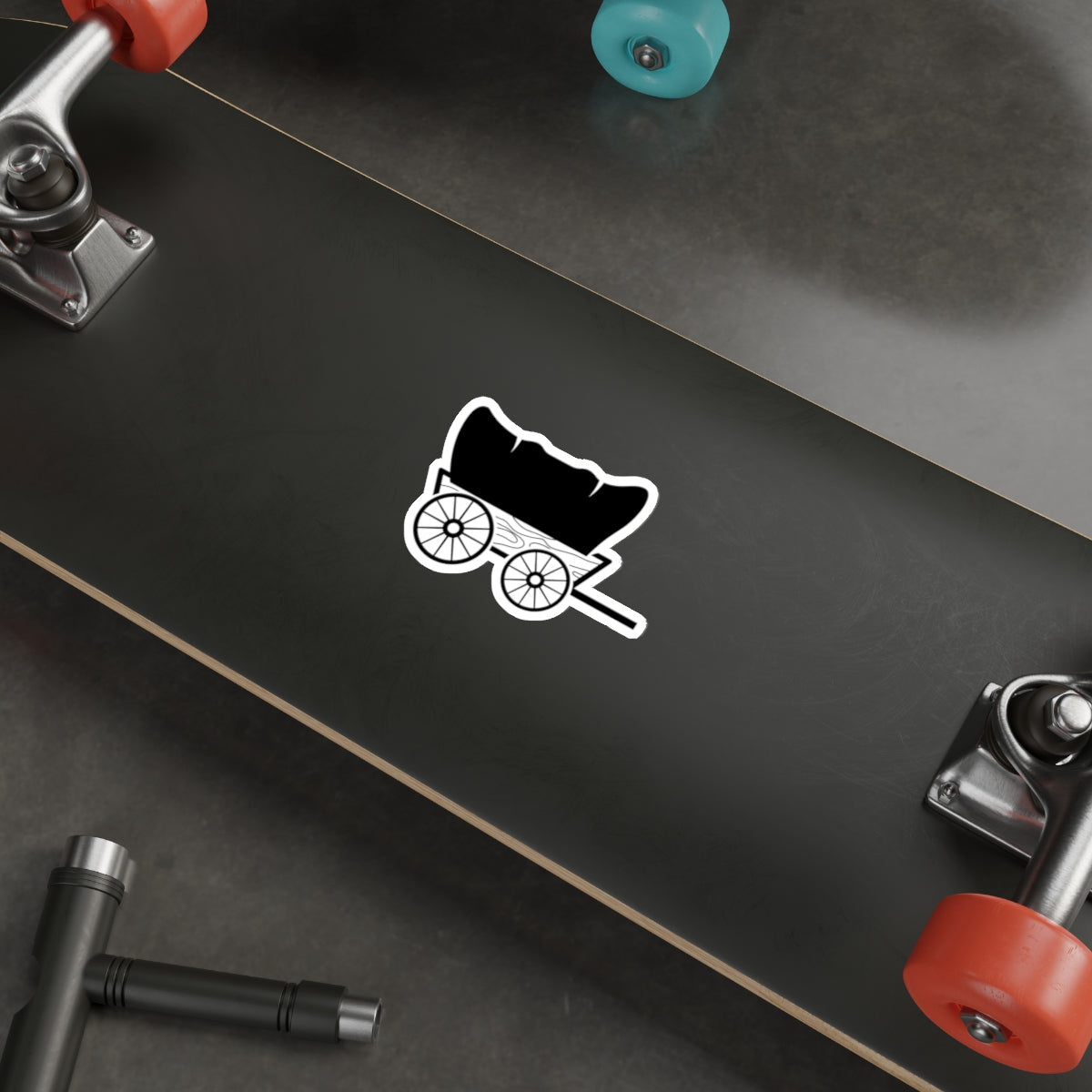 Die-cut stickers - Covered Wagon X 300