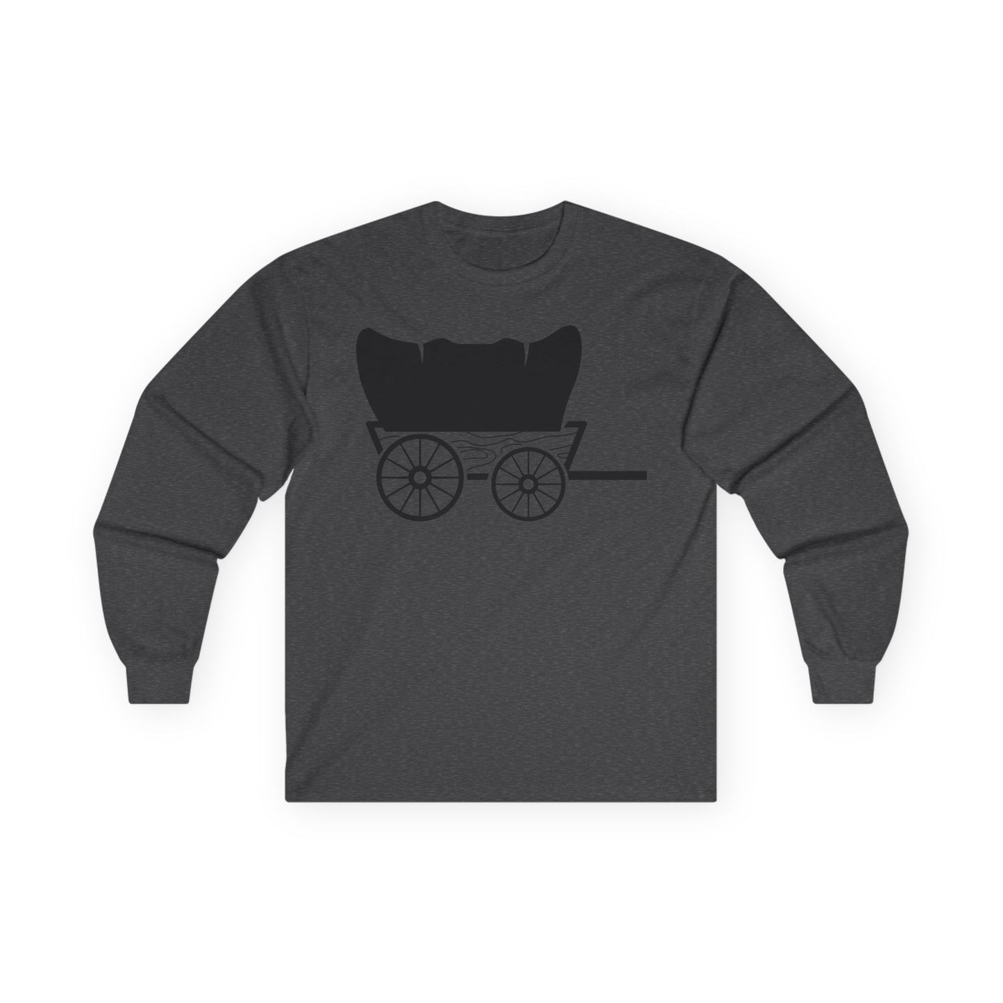 Unisex Ultra Cotton Long Sleeve Tee - Covered Wagon X 300