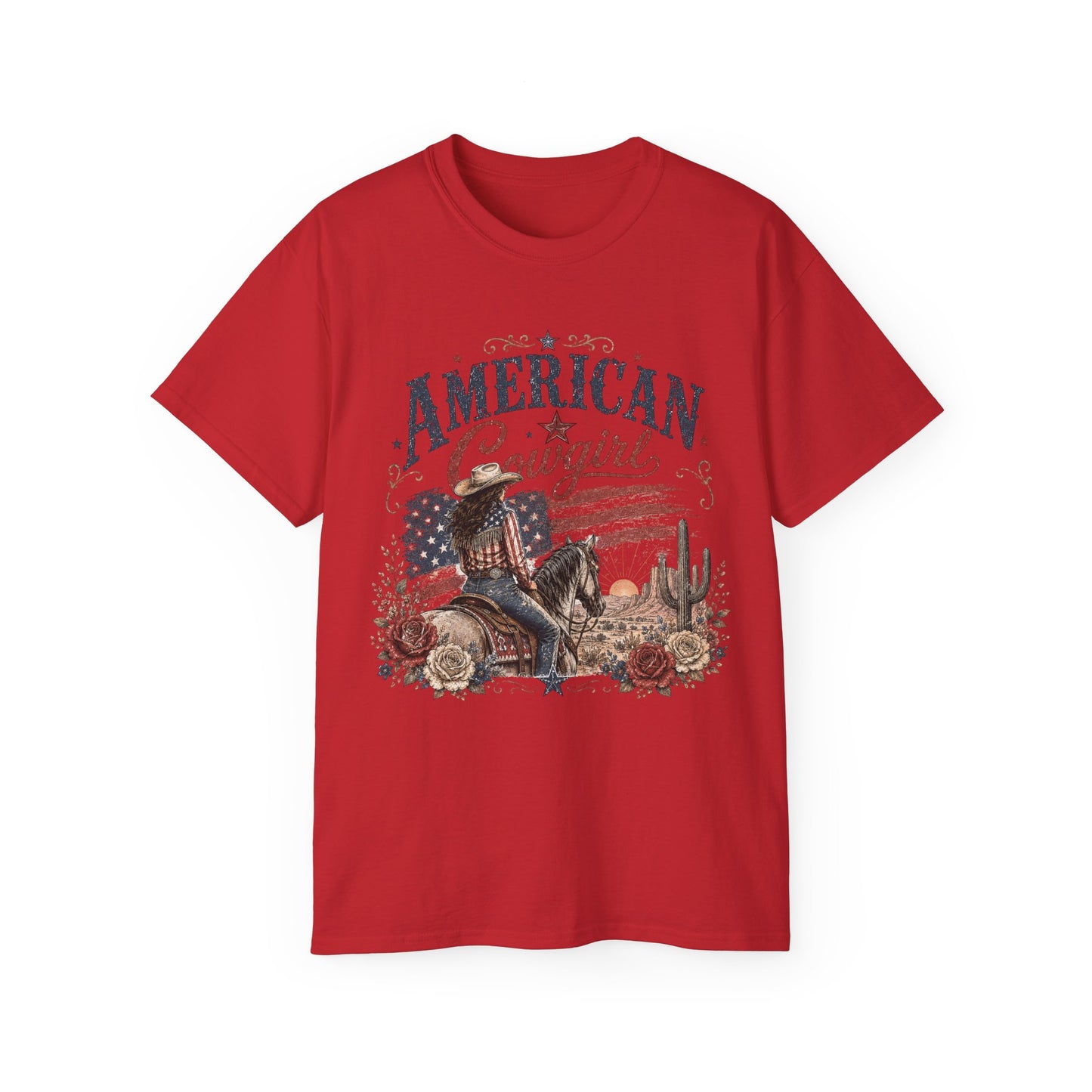 T-Shirt - American cowgirl